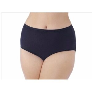 Vanity Fair Illumination Brief Panties Midnight Black Plus Size 12 13107